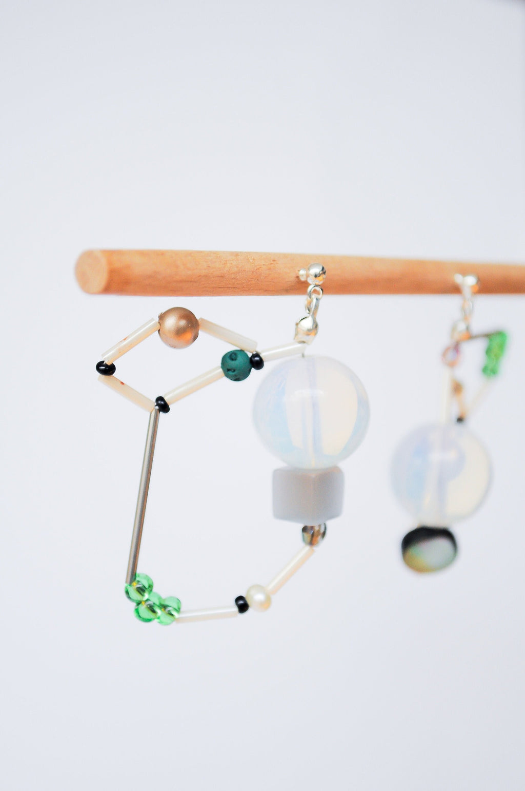 "Gustav Klimt" - handmade PLA bioplastic earrings - Miette jewelry