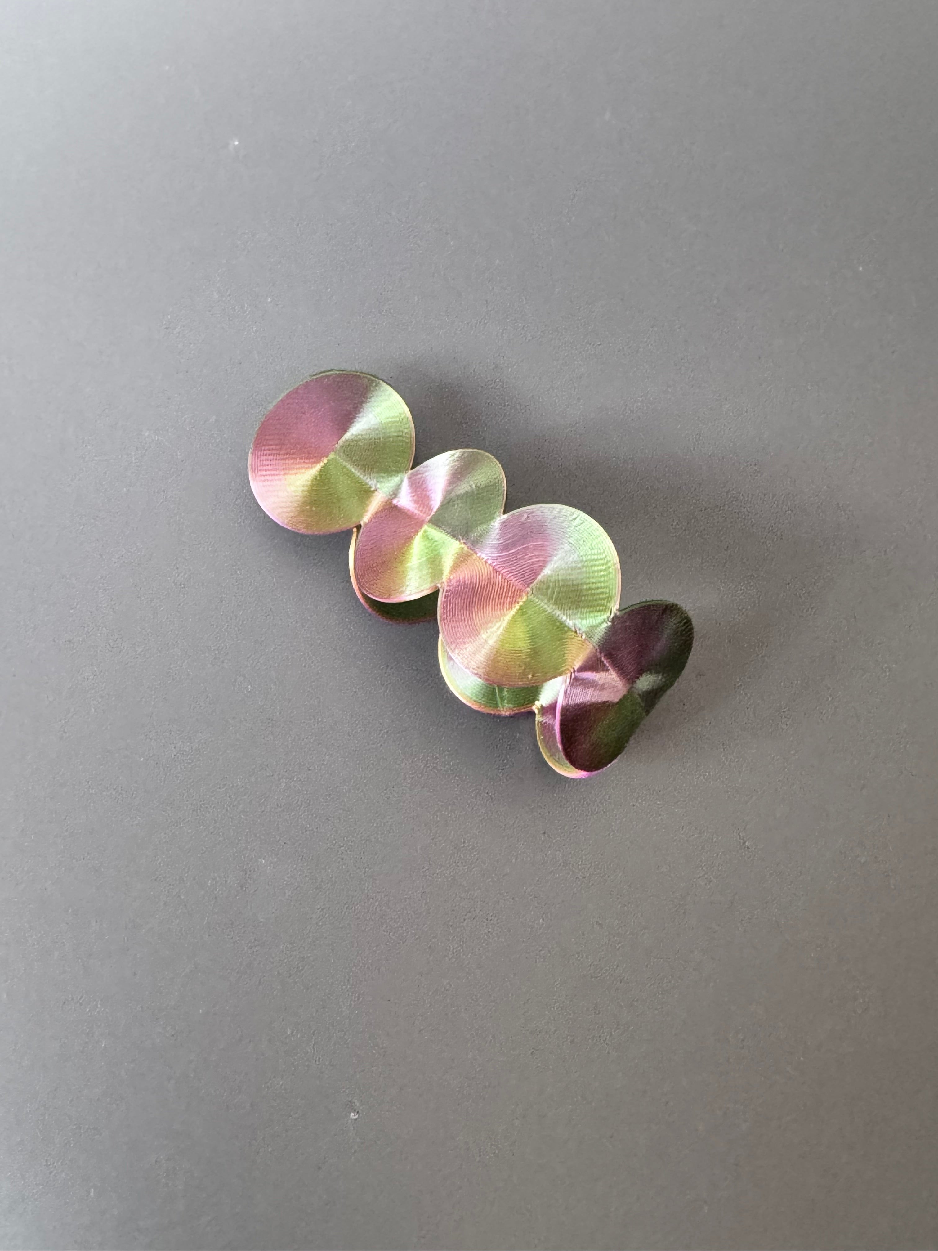 Giant "Galaxies" hoop earrings