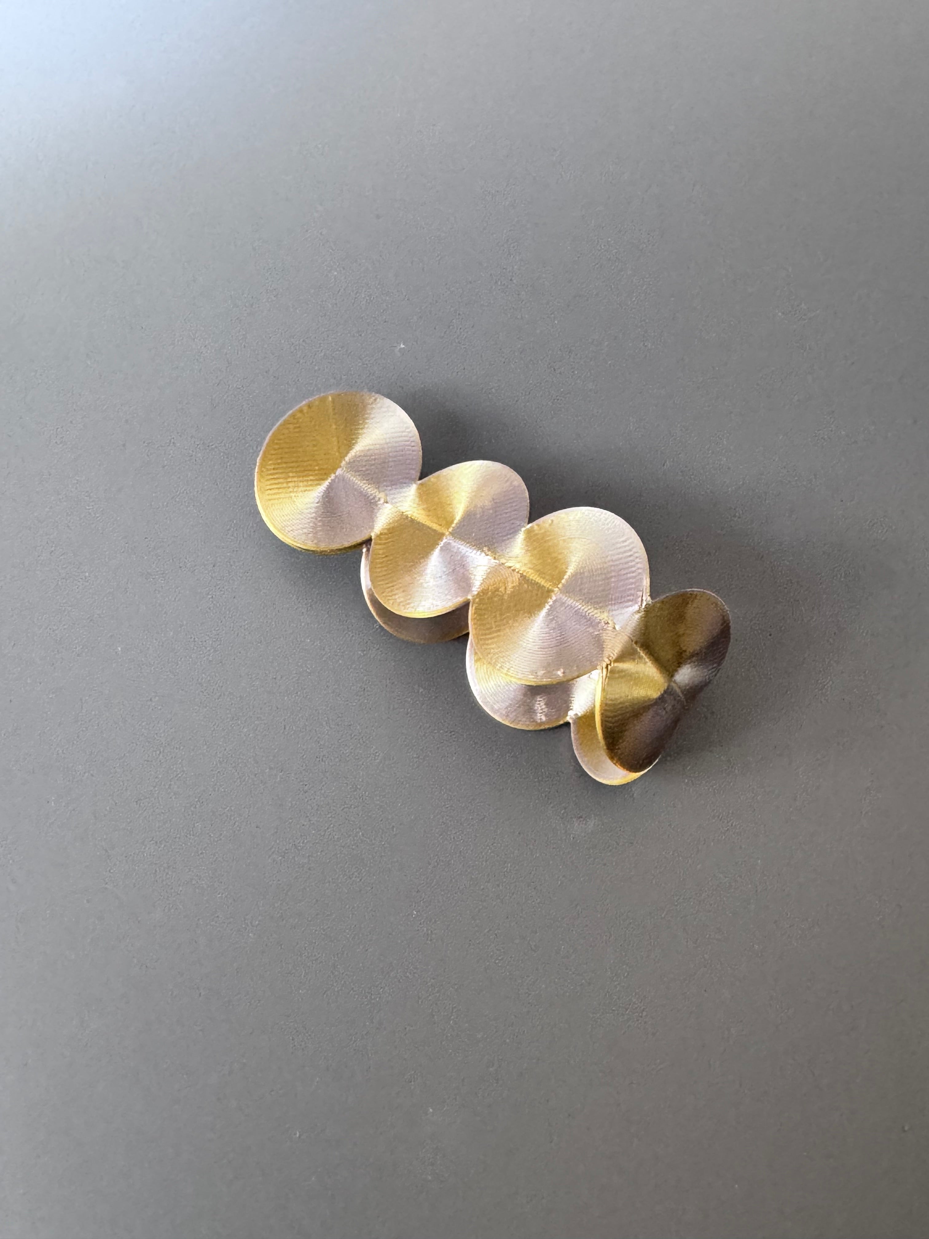 Giant "Galaxies" hoop earrings