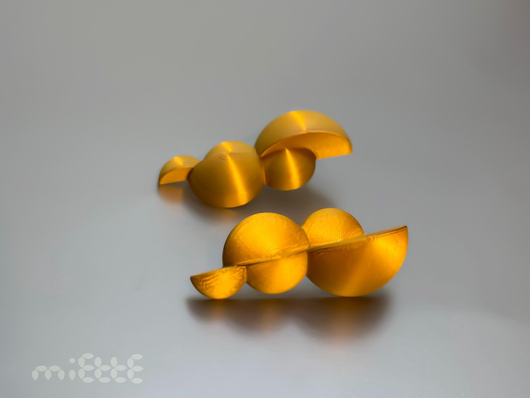 Boucles miette doré