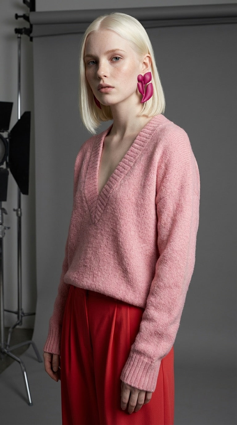 "Pivoine" Boucles série Matisse
