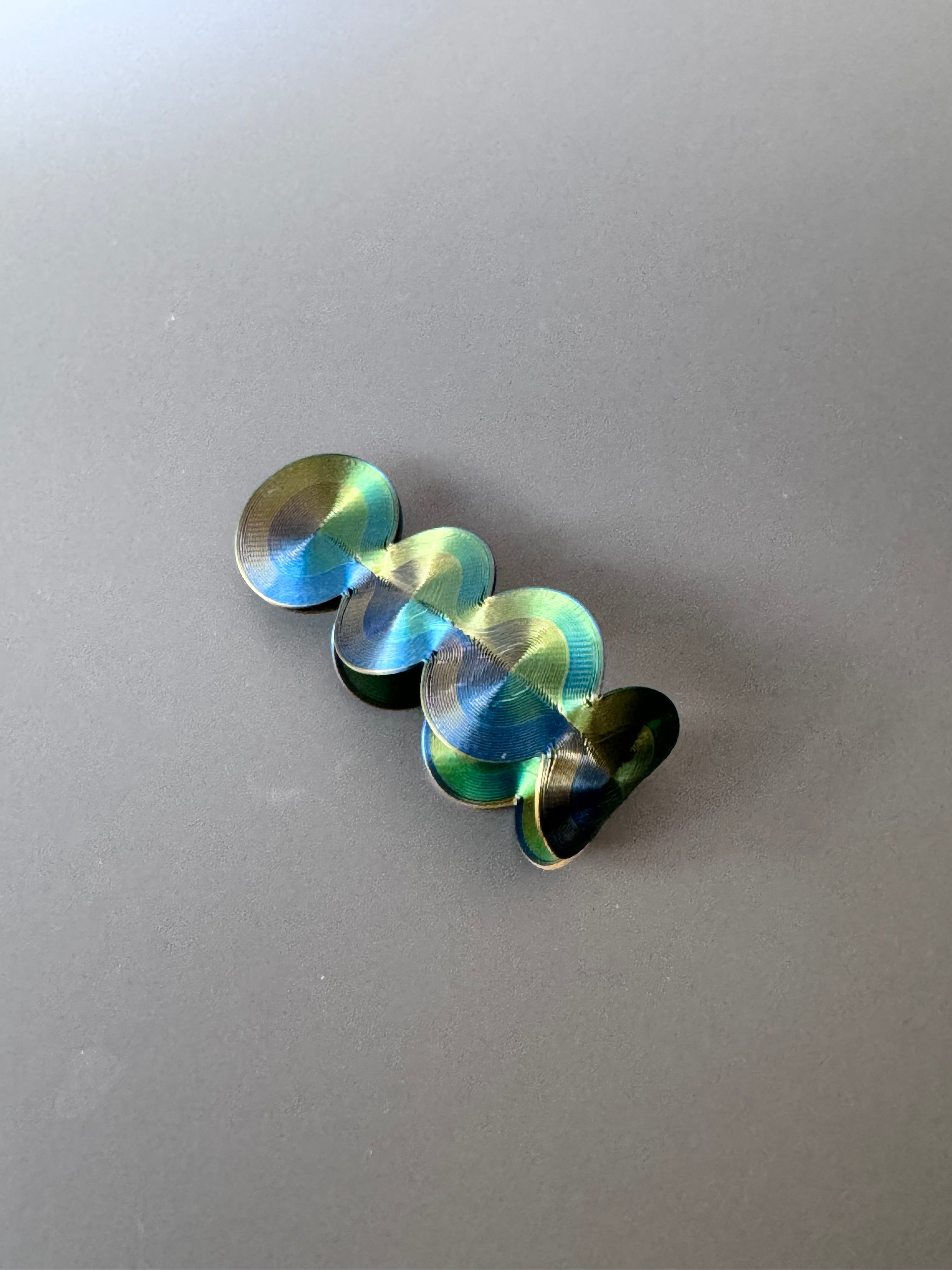 Giant "Galaxies" hoop earrings