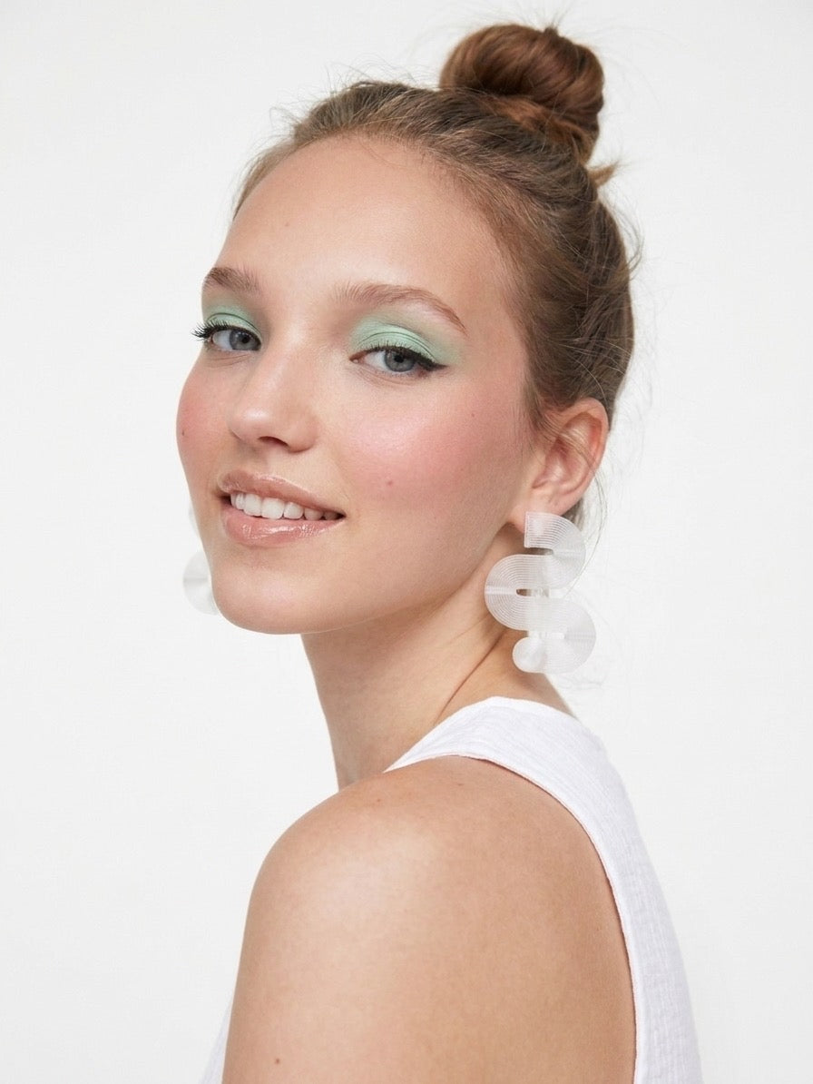 Linéaires "Bauhaus" boucles d’oreilles