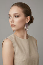 Boucles d'Oreilles "Plissé" XL.