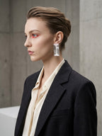"Inside Out " Boucles d’oreilles