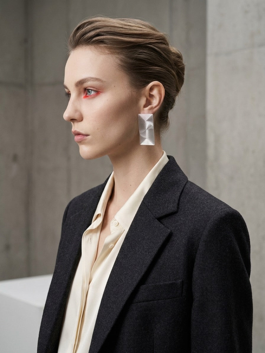 "Inside Out " Boucles d’oreilles