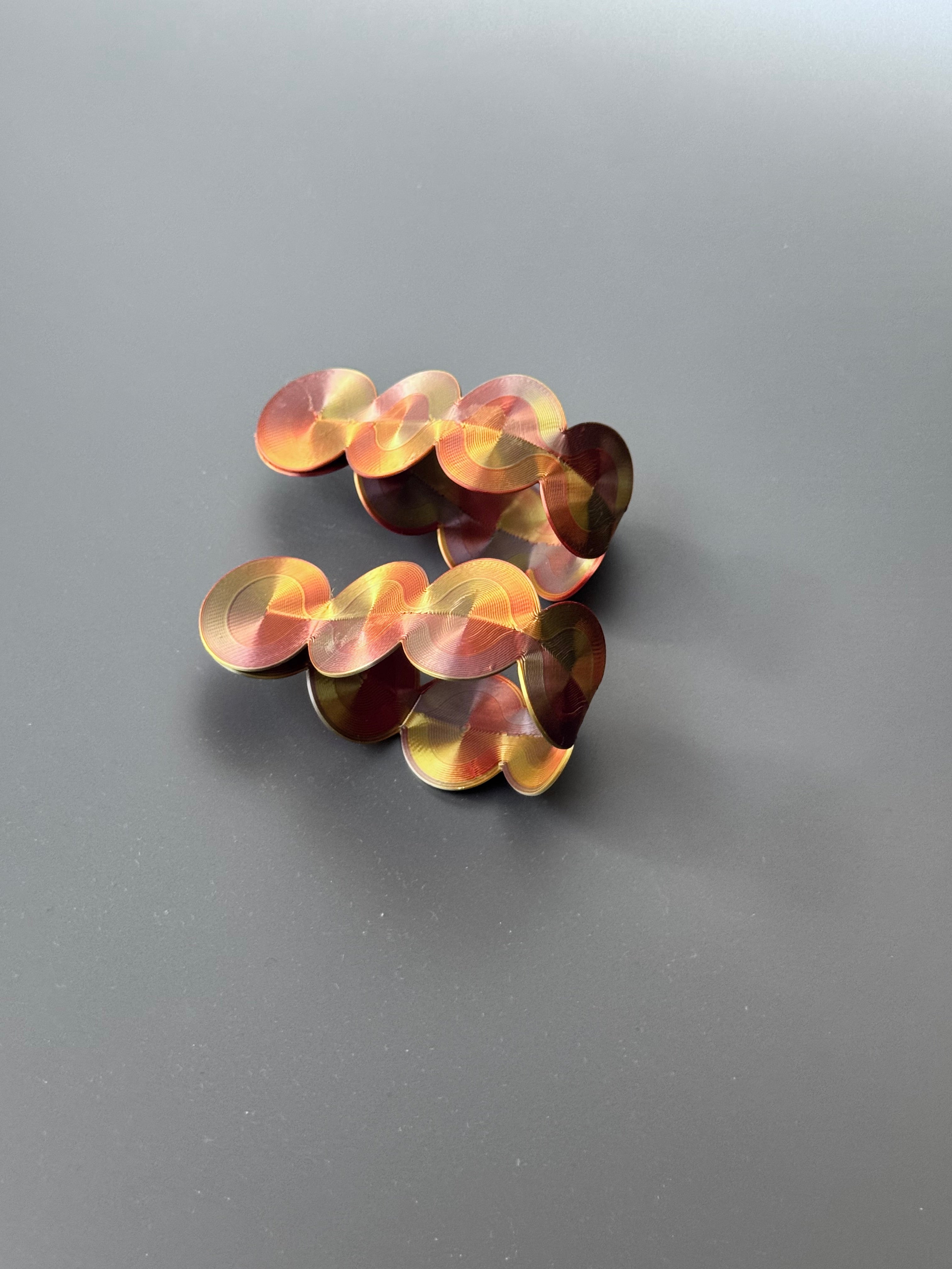 Giant "Galaxies" hoop earrings