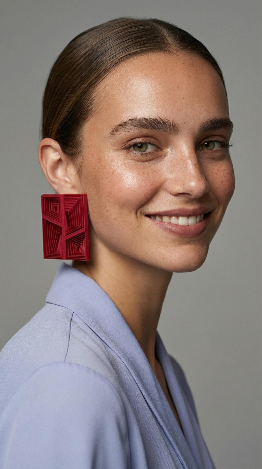 Télescopiques "Windows" - handmade PLA bioplastic earrings - Miette jewelry