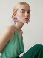 Linéaires "Bauhaus" boucles d’oreilles