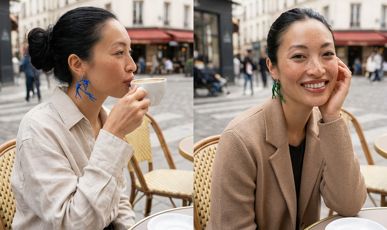 Boucles série Matisse "La Danse"