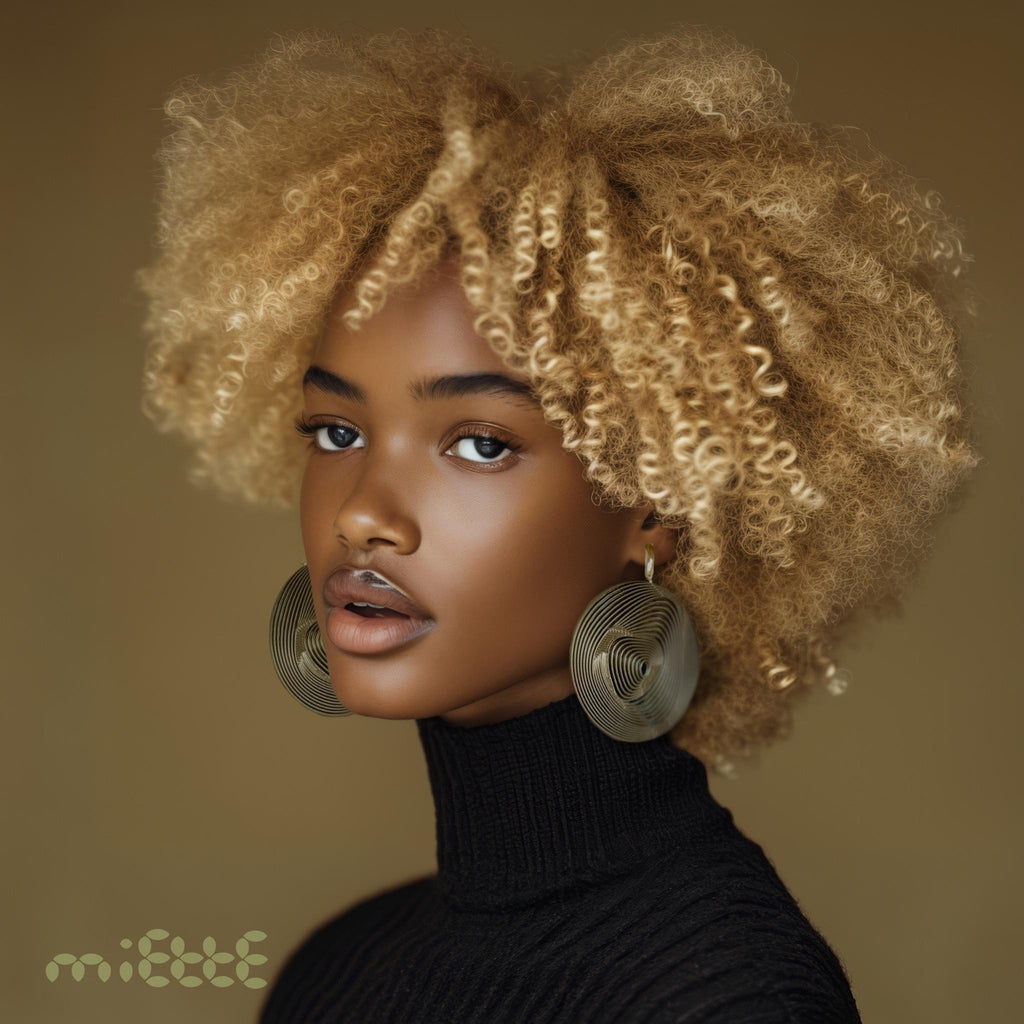 "Yvaral" - handmade PLA bioplastic earrings - Miette jewelry