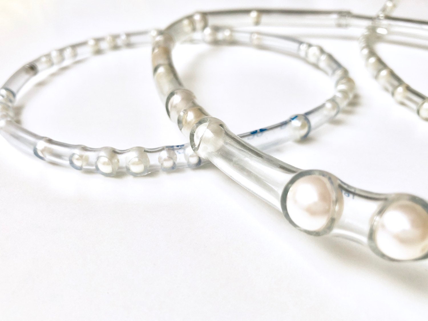 Collier aux perles « Le code Morse » - handmade PLA bioplastic necklace - Miette jewelry