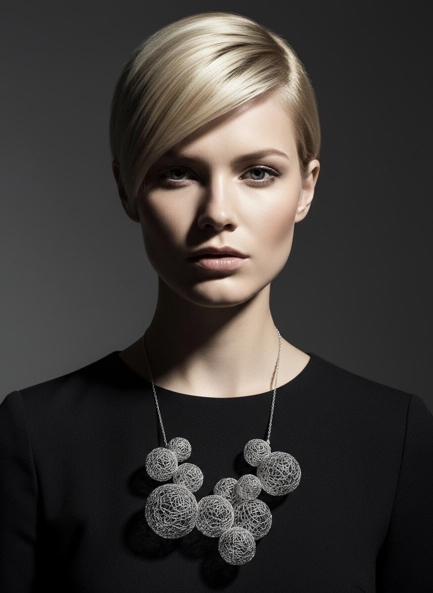 Collier « Les rêves » - handmade PLA bioplastic necklace - Miette jewelry