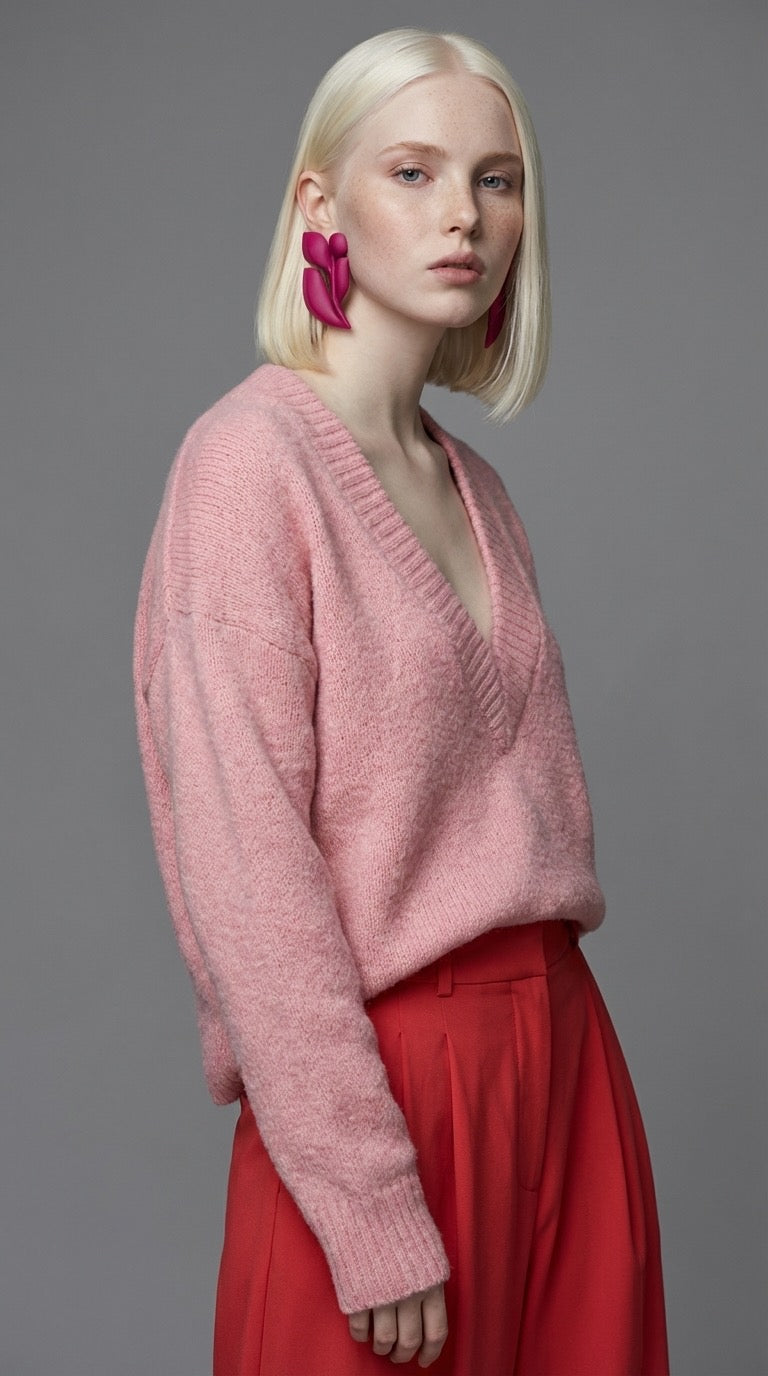"Pivoine" Boucles série Matisse