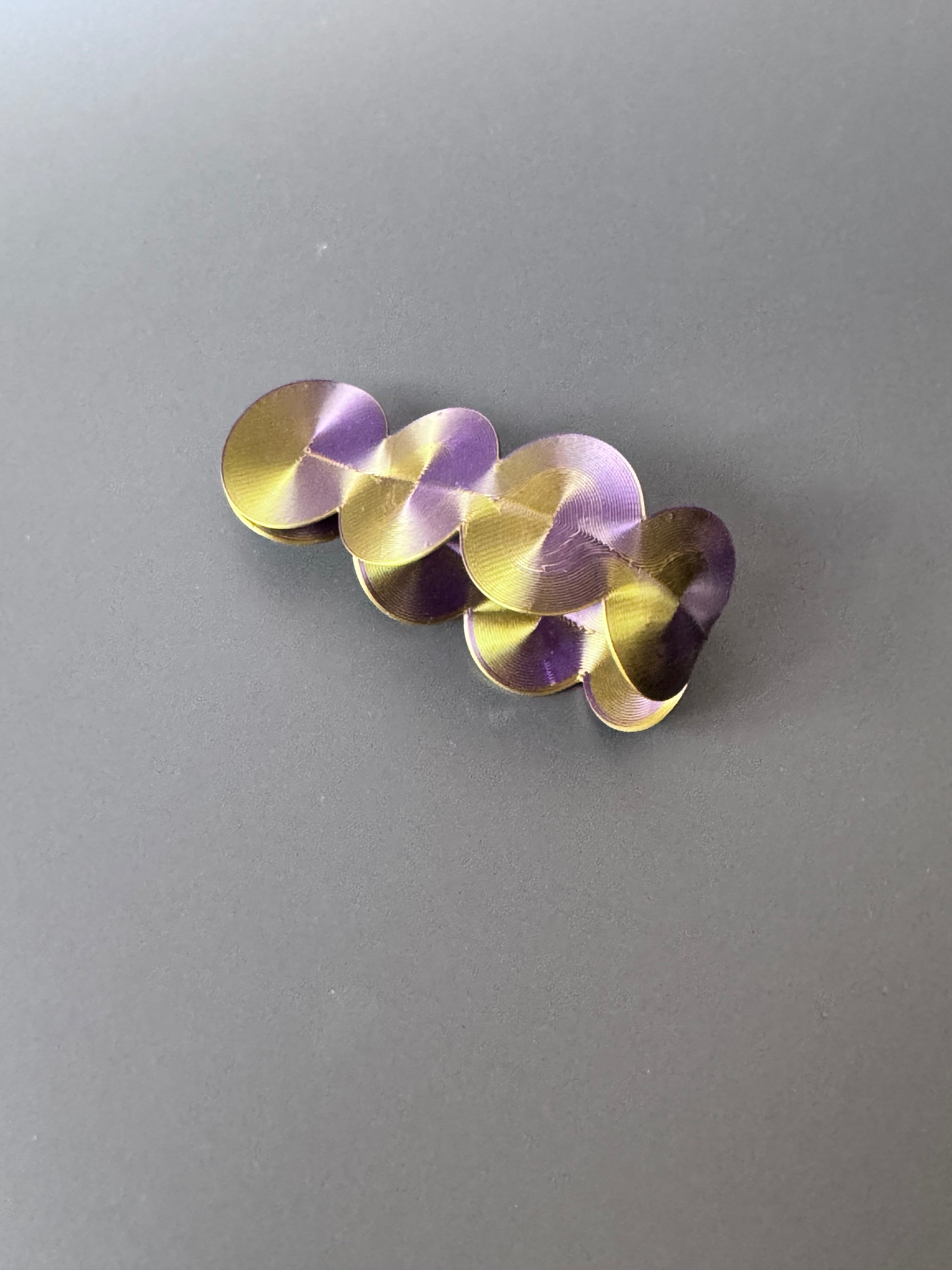 Giant "Galaxies" hoop earrings