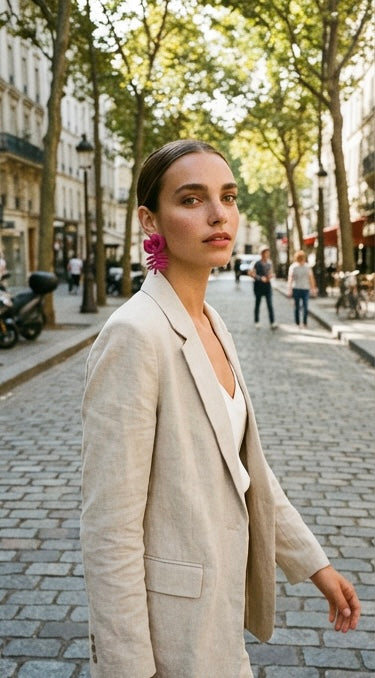 Les boucles Matisse Fleur