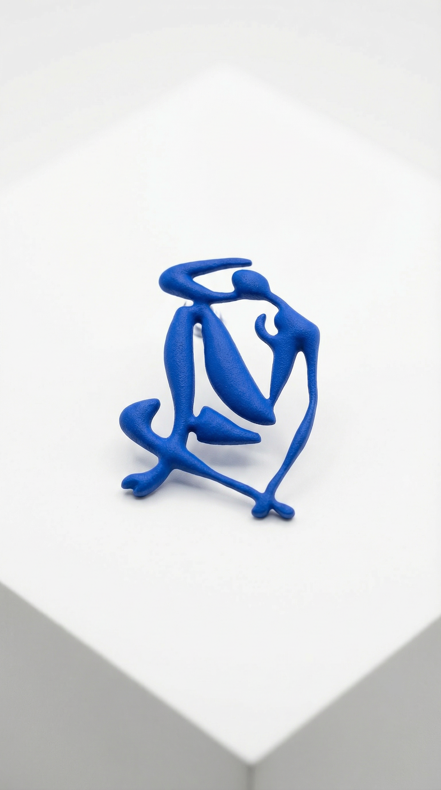 Boucles d’oreilles série Matisse « Les nues » - handmade PLA bioplastic earrings - Miette jewelry