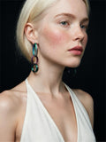 Inox earrings Chain by Miette very light-weight in bioplastics