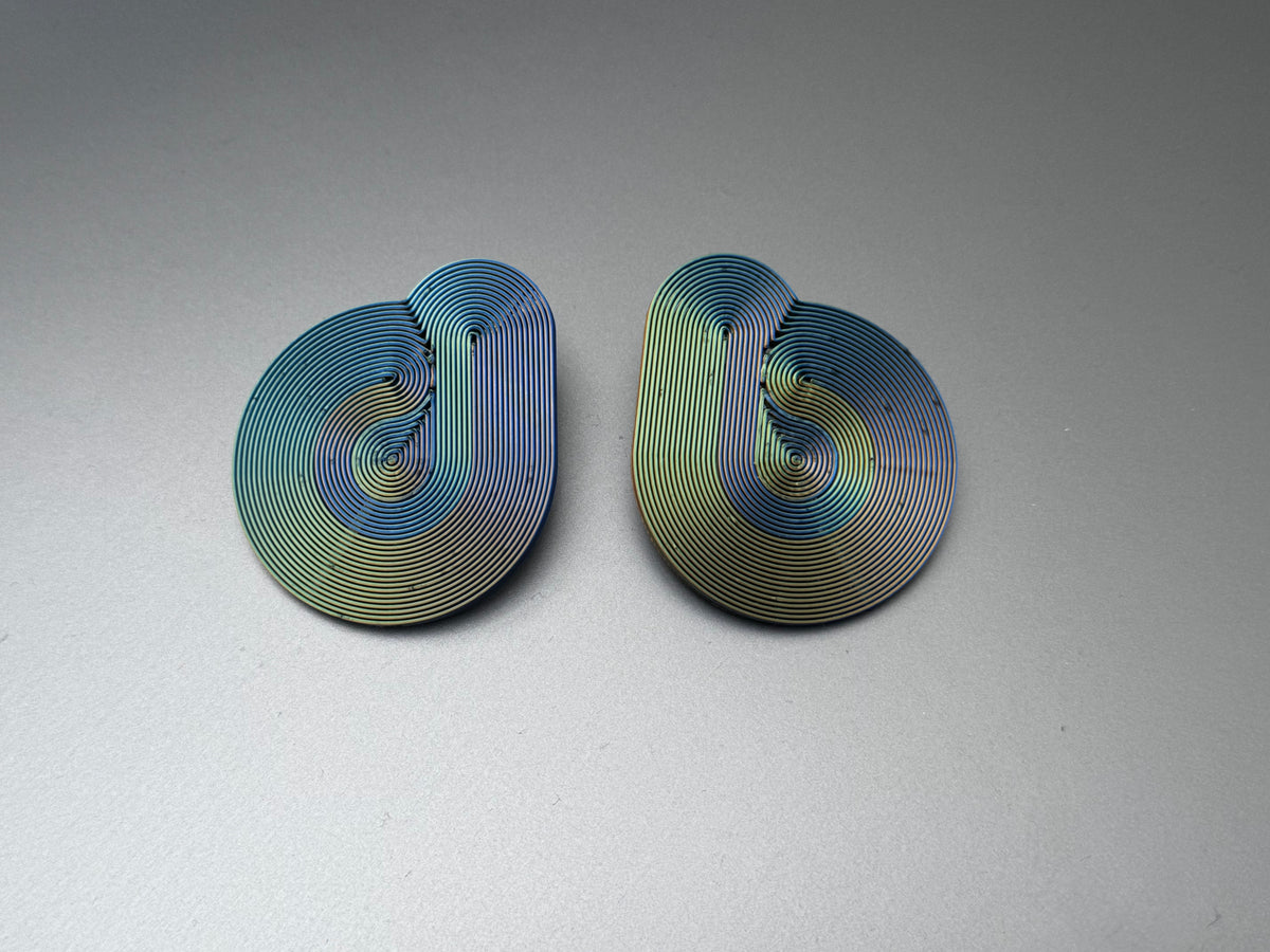 « Symbiose» – Boucles d'oreilles Graphiques