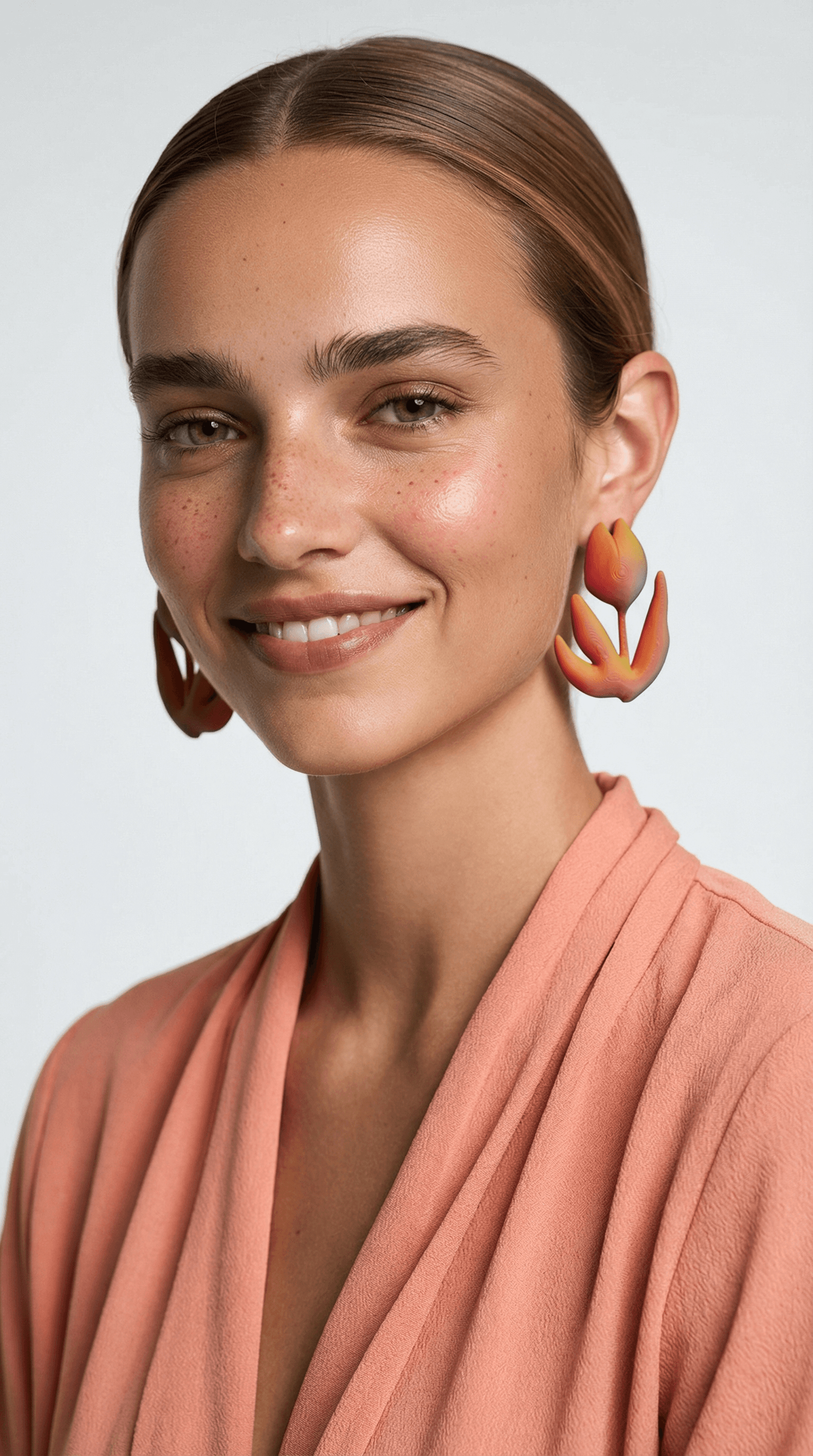 Tulip red orange yellow