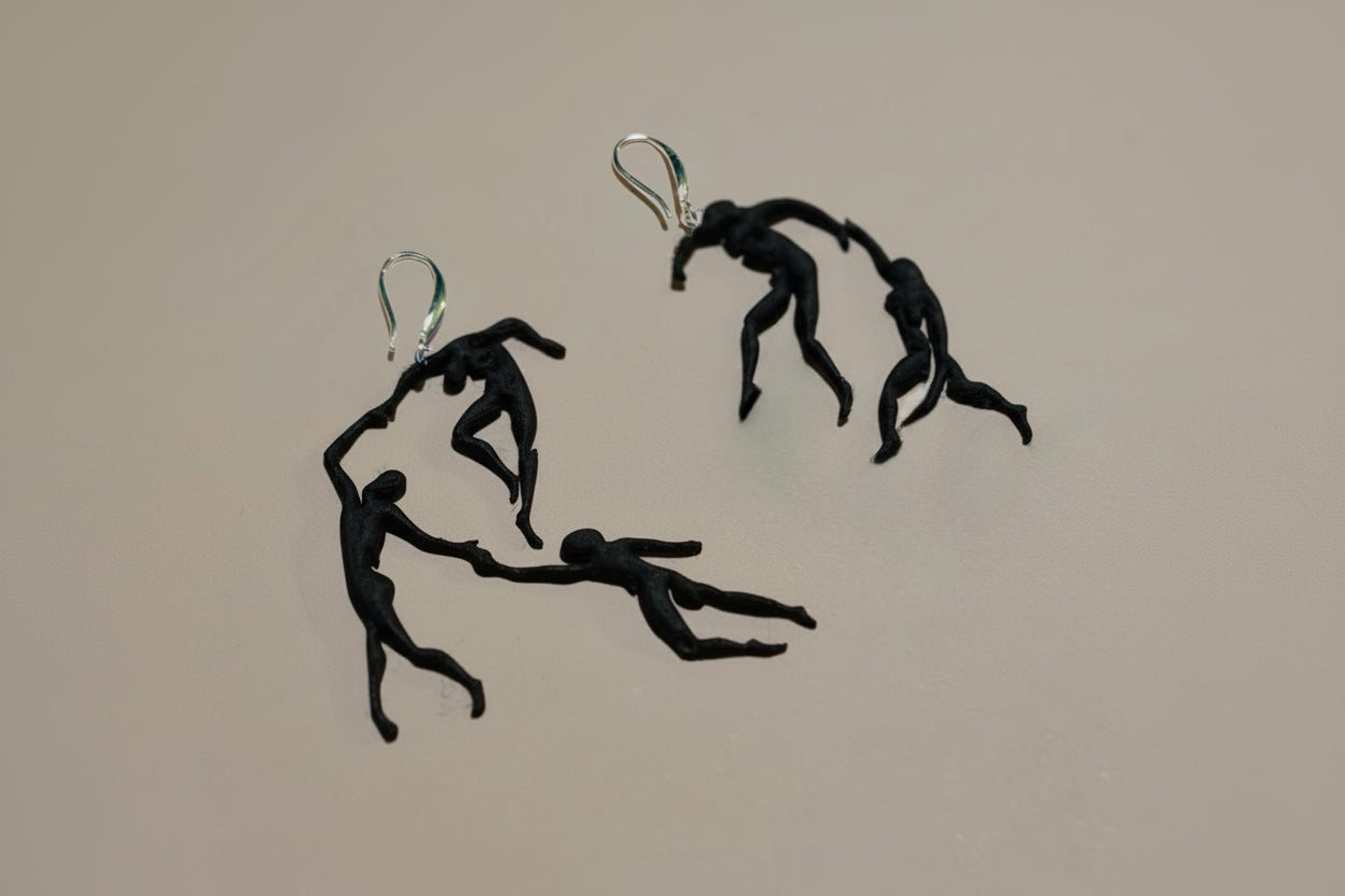 Boucles série Matisse "La Danse"