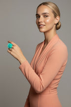 Ensemble de 2 bagues colorées "Métaphore".