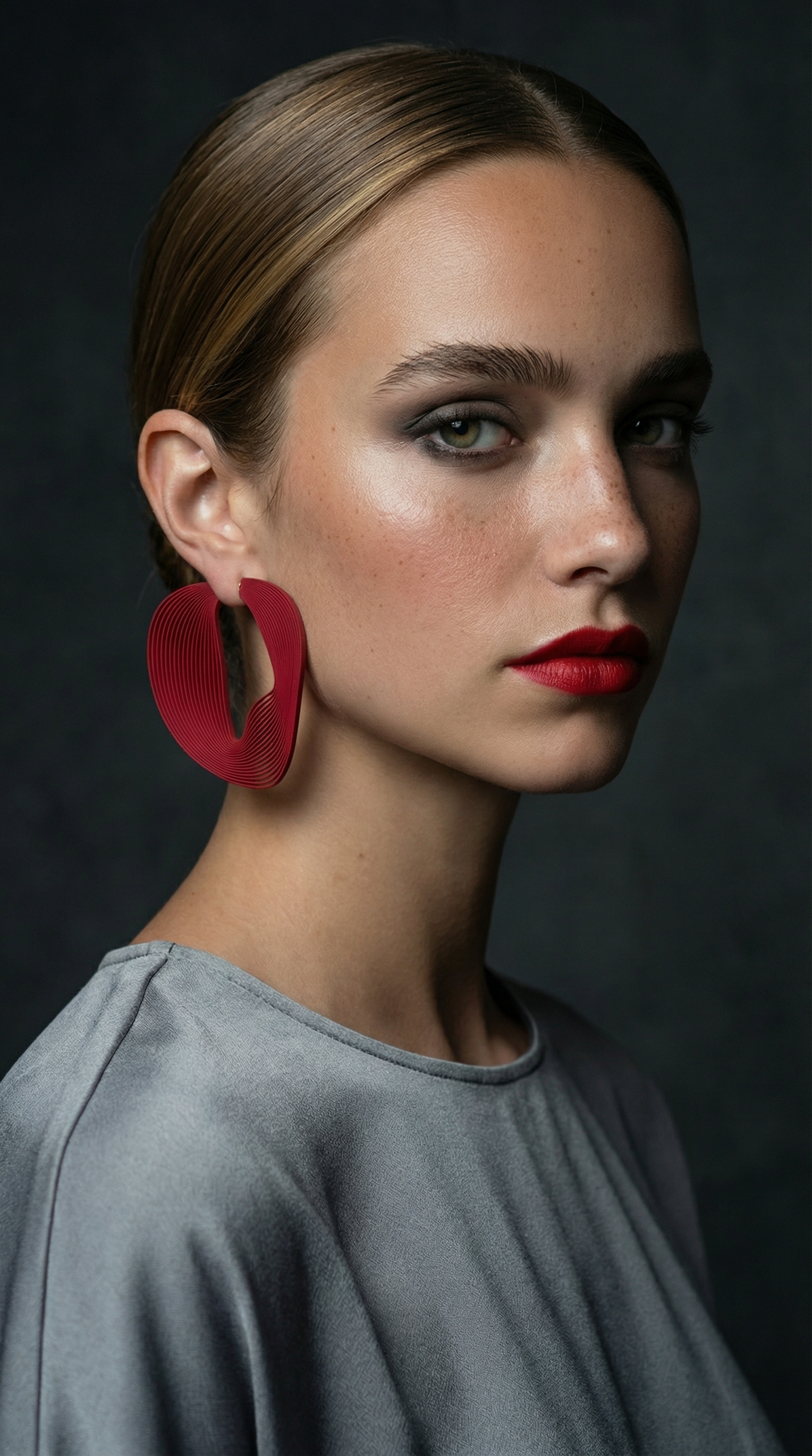 Créoles « Les intentions » - handmade PLA bioplastic earrings - Miette jewelry