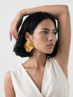 Very light earrings statement