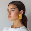 "Panorama" - handmade PLA bioplastic earrings - Miette jewelry