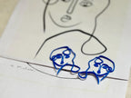 "La Dame" - handmade PLA bioplastic earrings - Miette jewelry