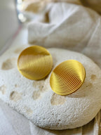 Boucles d’oreilles série Vasarely "L’aimant" - handmade PLA bioplastic earrings - Miette jewelry
