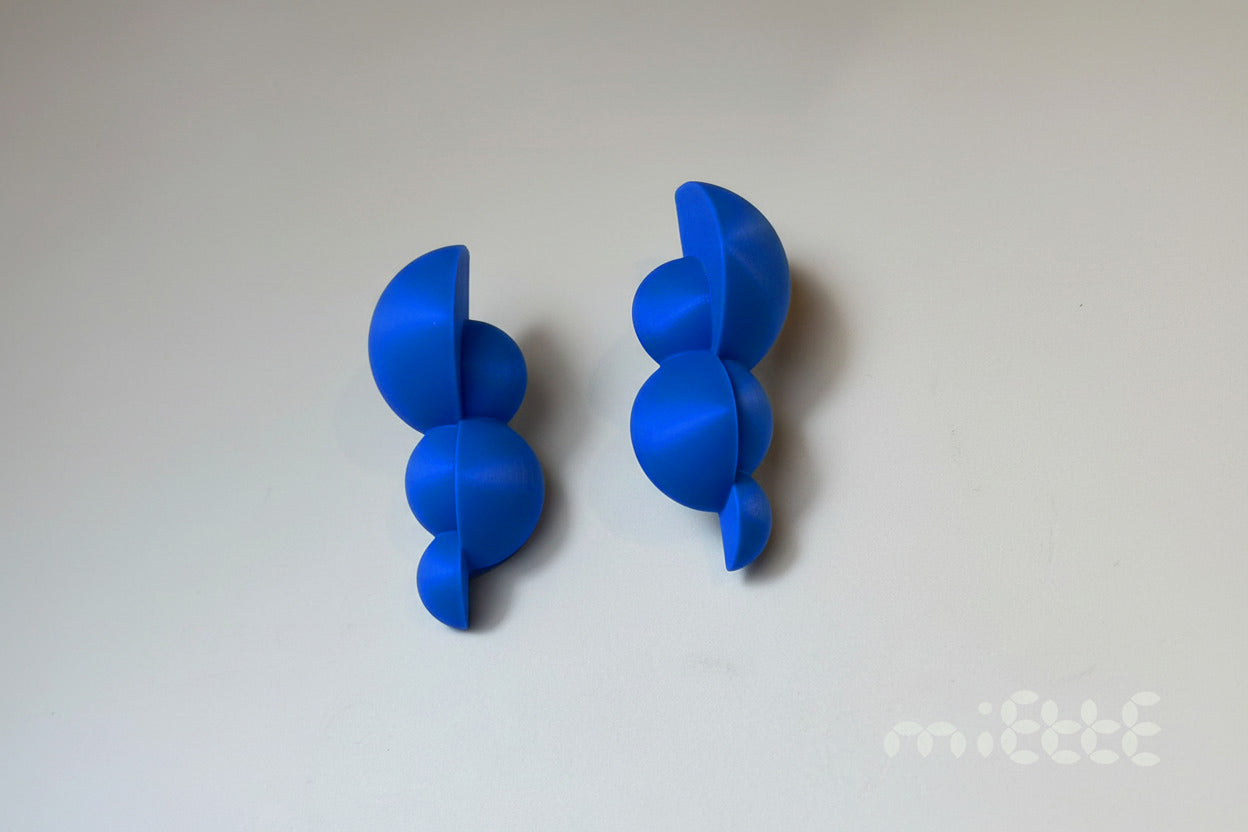 Boucles miette bleu