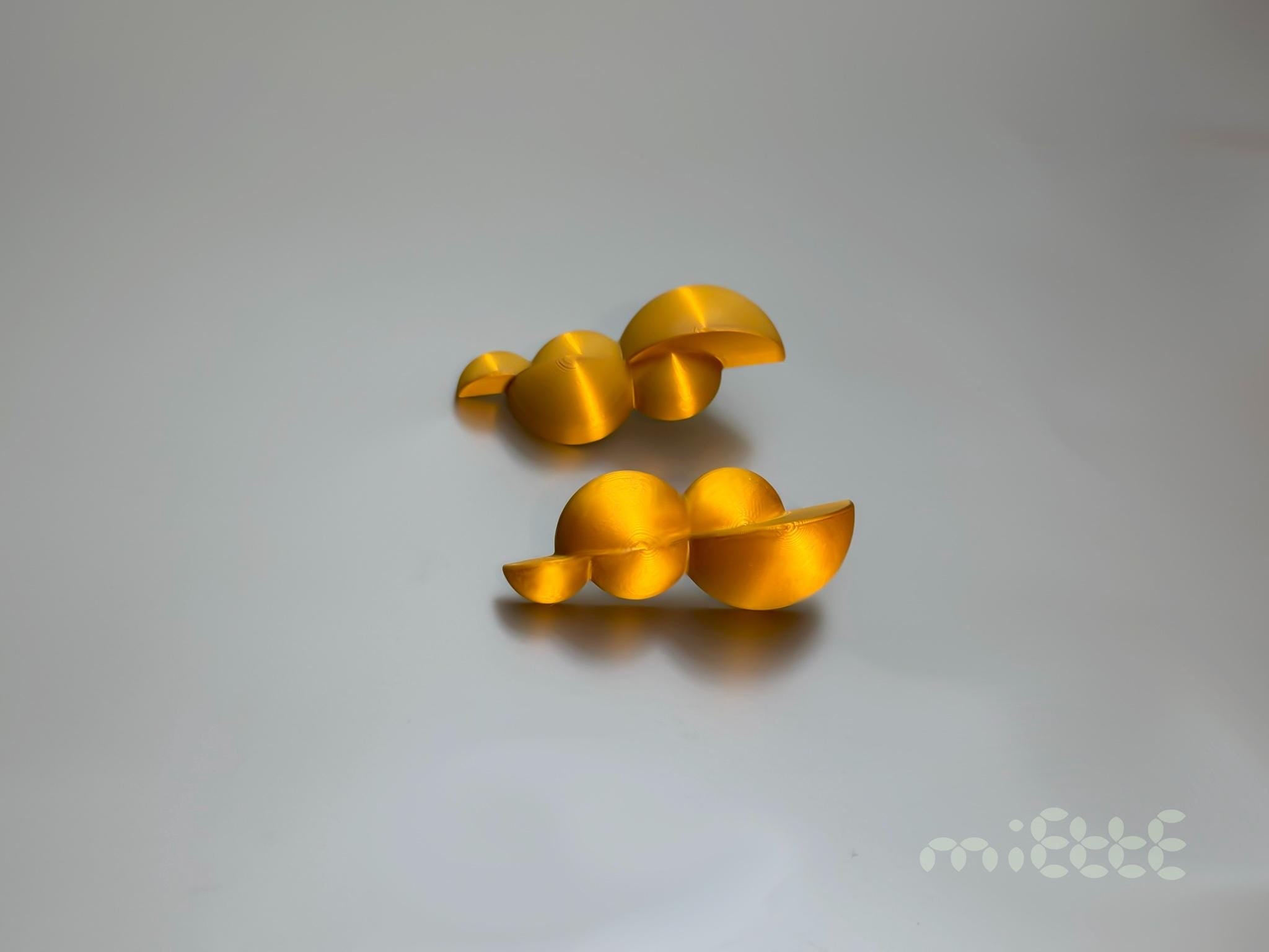 Boucles miette doré