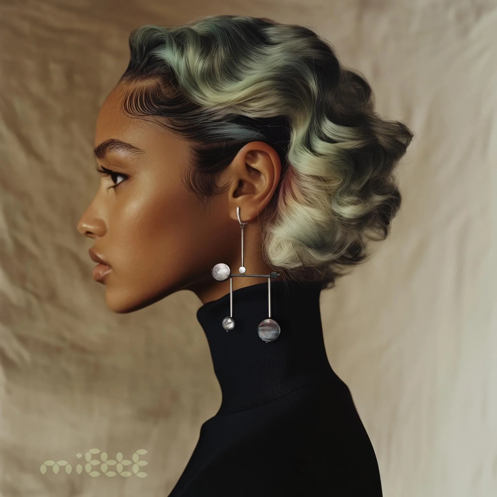 boucle nacre noir calder equillibre