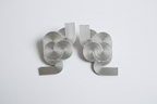 «Op-helis» - handmade PLA bioplastic earrings - Miette jewelry