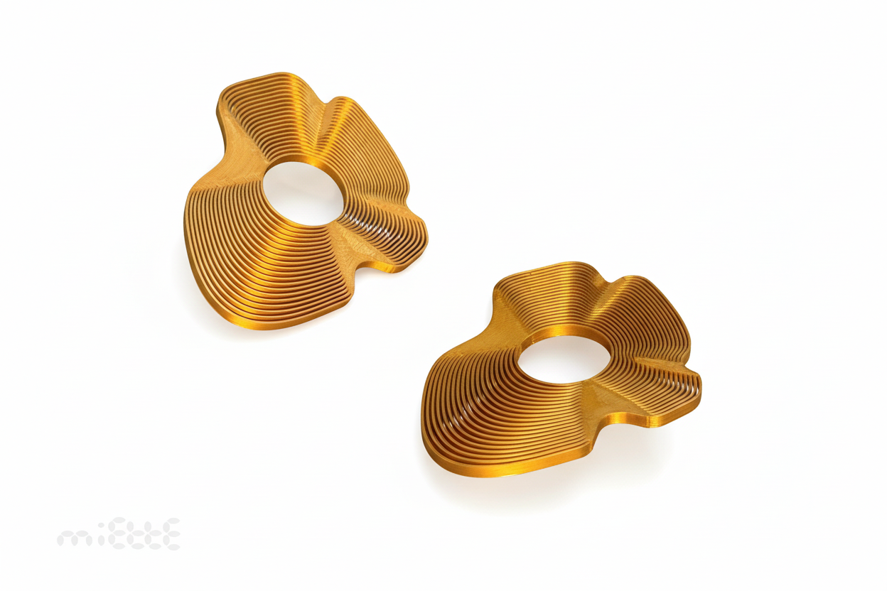 "Le Vent" - handmade PLA bioplastic earrings - Miette jewelry