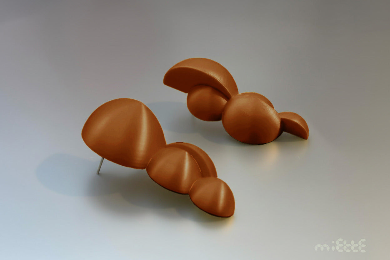 Boucles miette copper