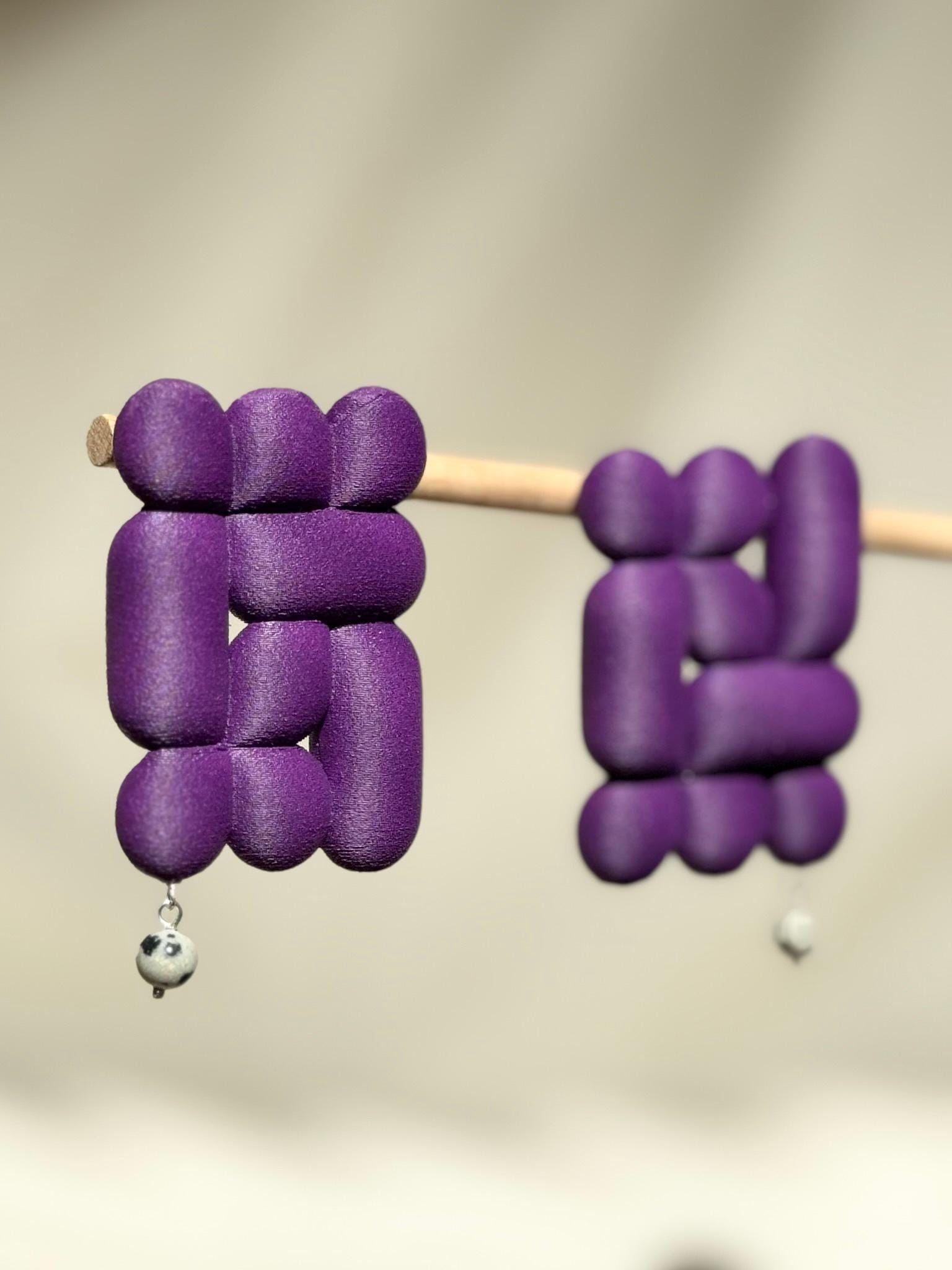 Boucles d'oreilles Brancusi Miette — édition limitée petite série atelier