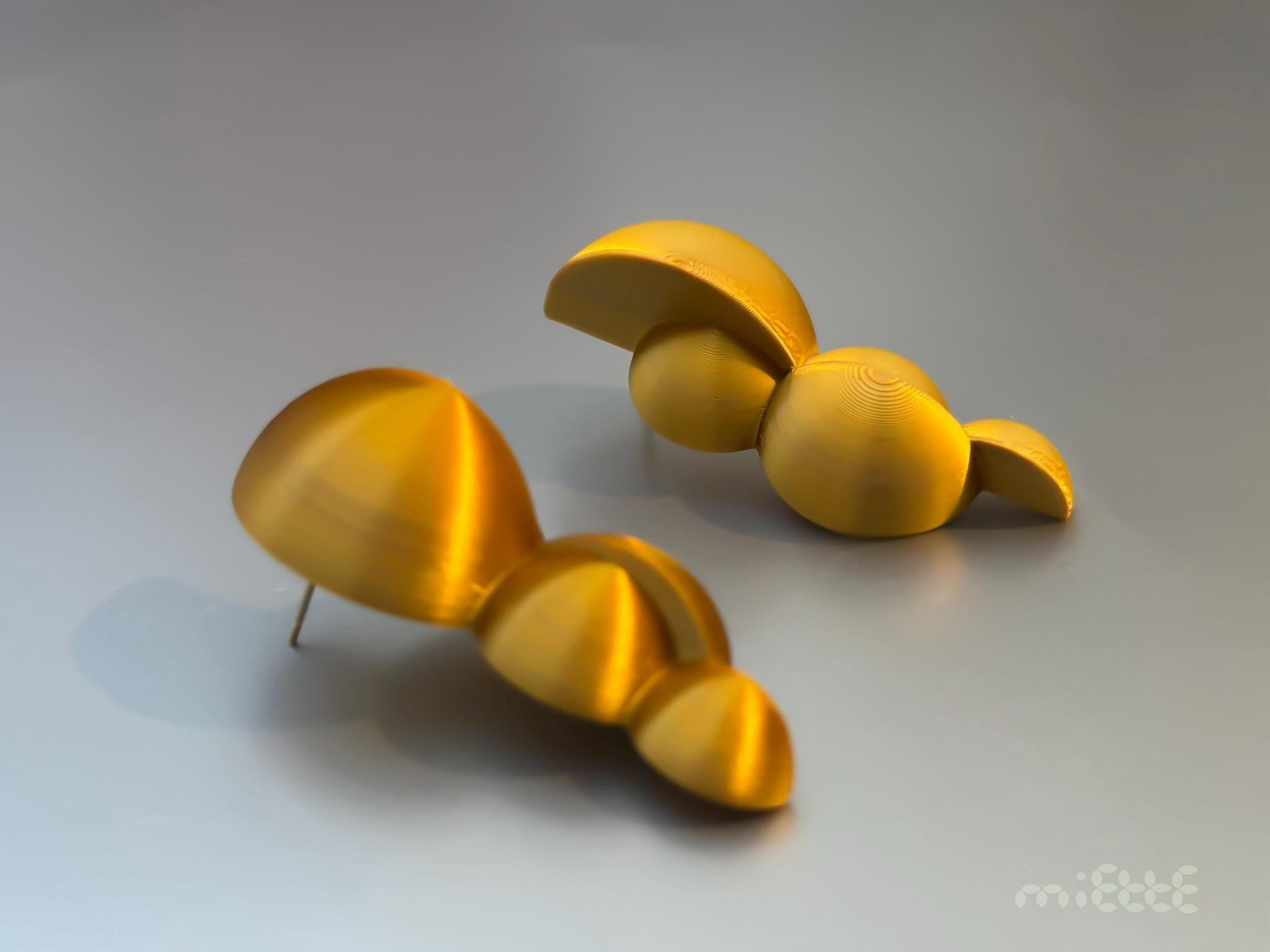 Boucles miette doré