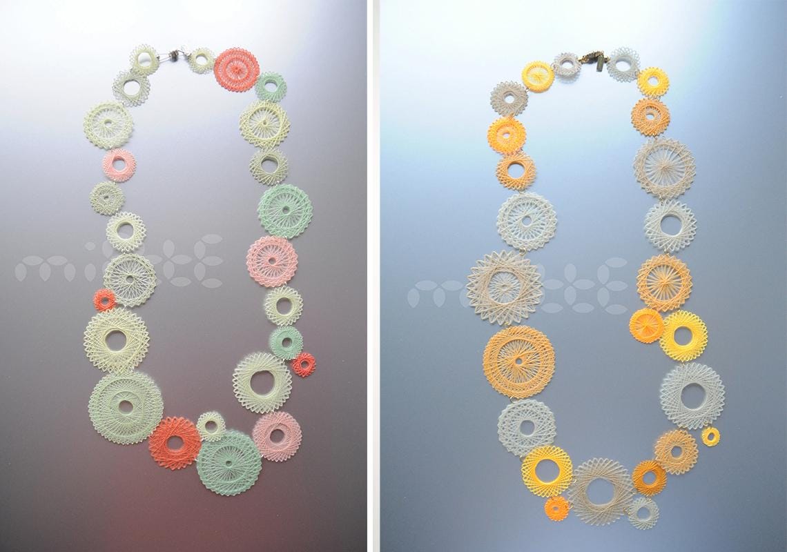  - sustainable bioplastic jewelry - Miette