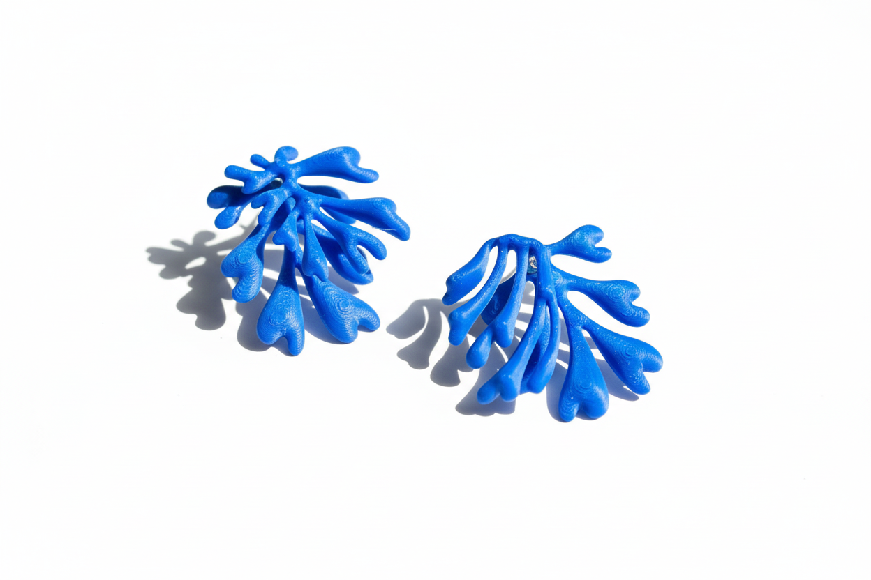 Boucles d'oreilles série Matisse  "Les Minis Matisse" miette - handmade PLA bioplastic earrings - Miette jewelry